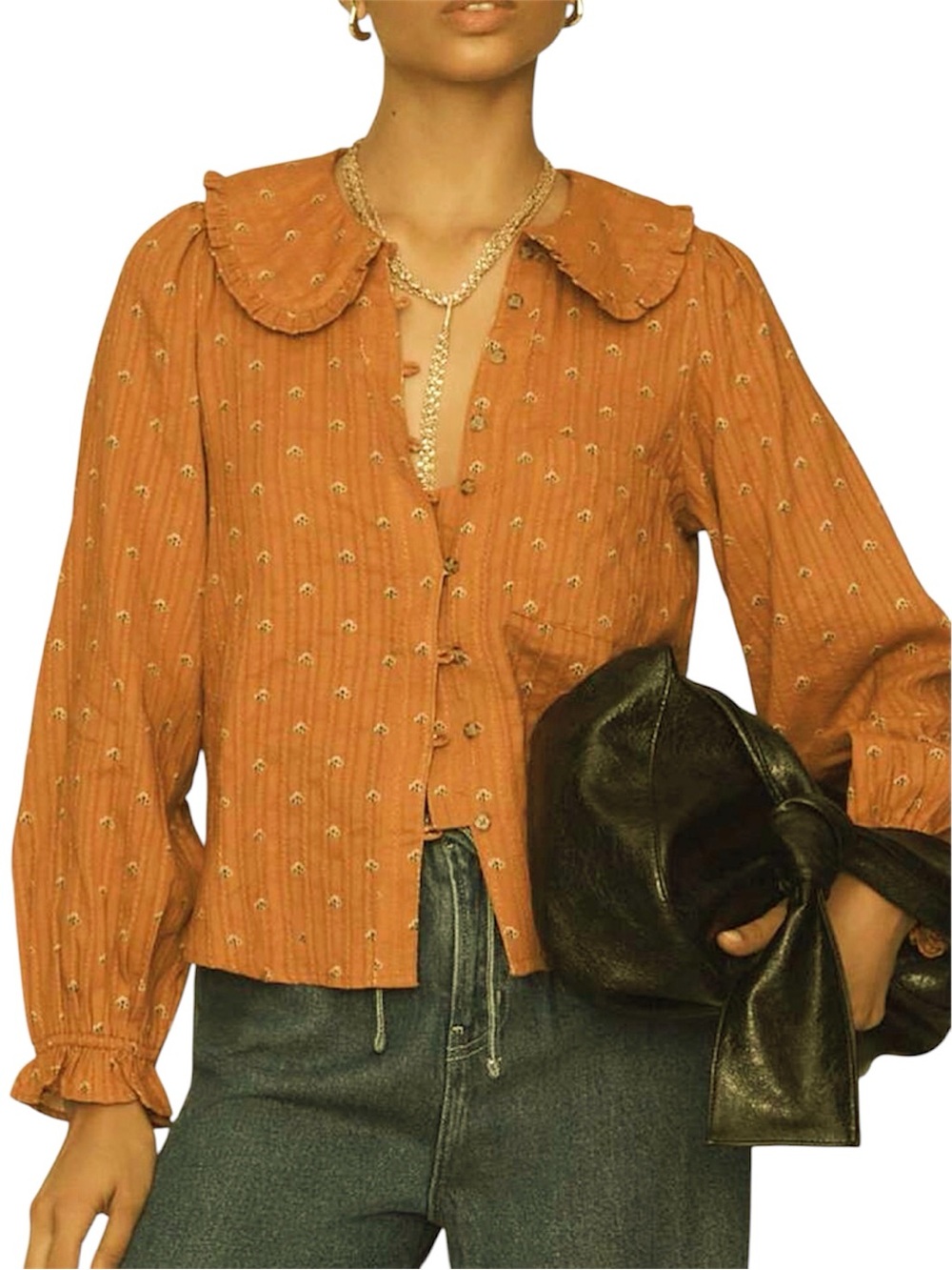 Anthropologie Pilcro Keira Button Up Blouse